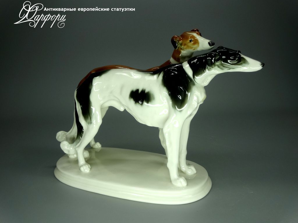 Купить фарфоровые статуэтки KARL ENS, Пара борзых, Германия